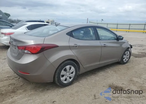 2016 Hyundai Elantra Se z USA, uszkodzony, nr VIN 5NPDH4AE7GH721540